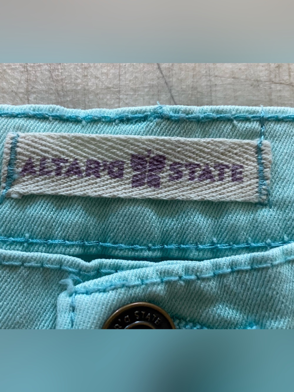 Alter State Mint Green Women's Jeans - Picture 2 of 10